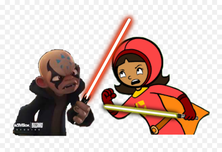 Word Girl Vs - Cartoon Emoji,Starwars Emoji