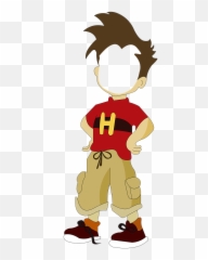Cartoon Boy Cute Character Face Mask - Cartoon Characters High Resolution Emoji,Superhero Emoticon