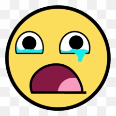That Epic Moment When You Realize The Cake Is A Lie - Crying Clipart Face Emoji,Imp Emoji
