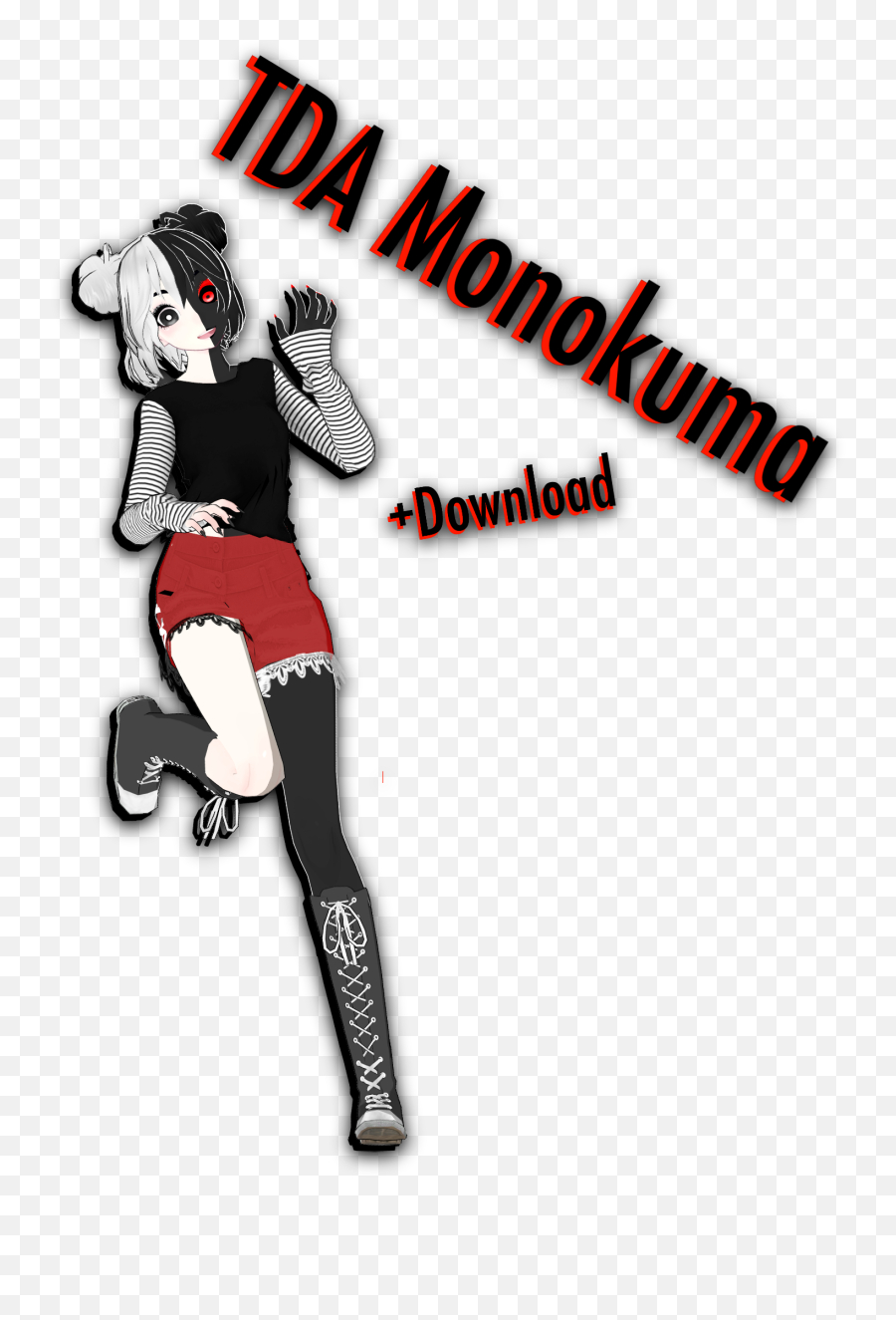 Mmd - Illustration Emoji,Monokuma Emoji