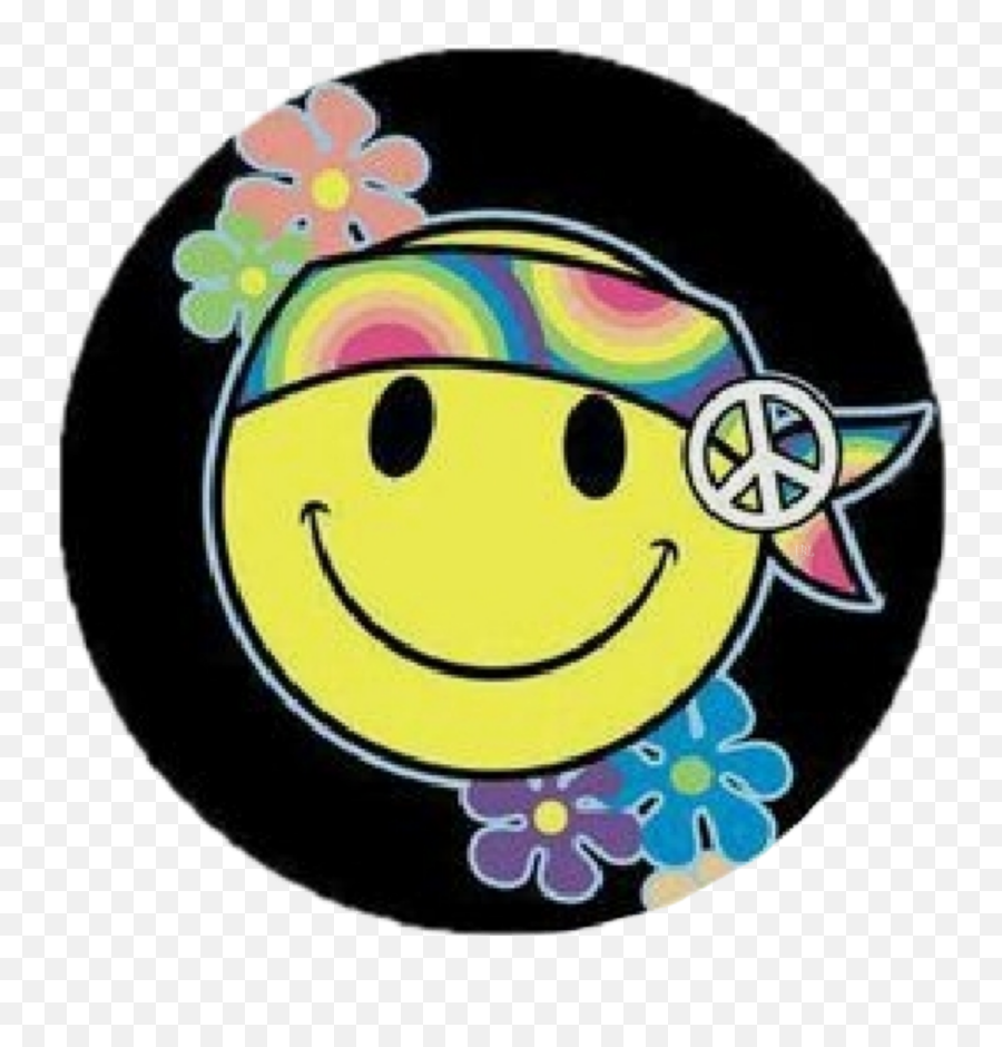 In Contest Please Smileyface Colorful - Happy Peace Sign Emoji,Hippie Emoticon
