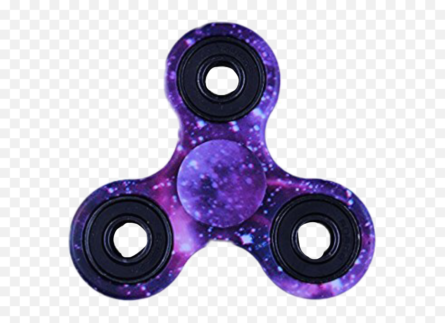 Galaxy Fidget Spinner Fidget Spinner Galaxy Cool Purple - Fidget Spinners Transparent Background Emoji,Emoji Fidget Spinners