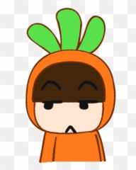 Karotto - Cartoon Emoji,Carrot Emoji
