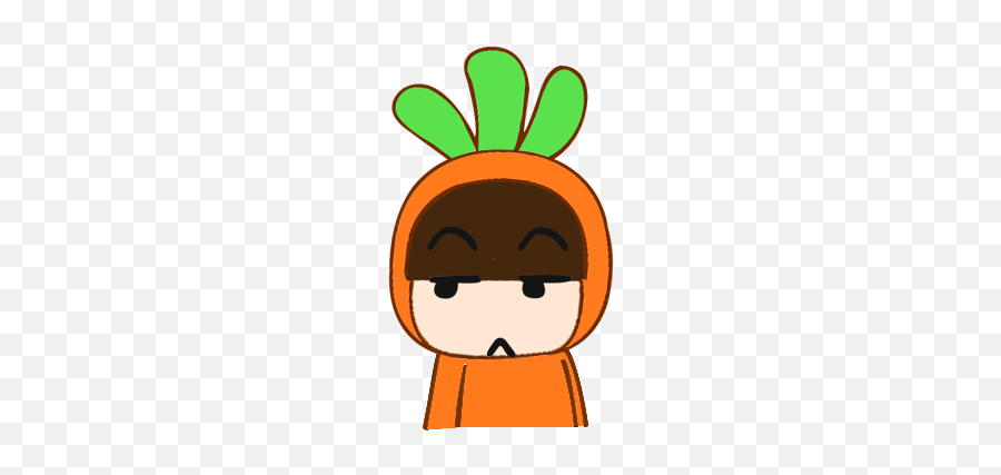Karotto - Cartoon Emoji,Carrot Emoji