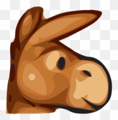 Mule Head Vector Icon - Emule Icon Emoji,Wave Emoticon