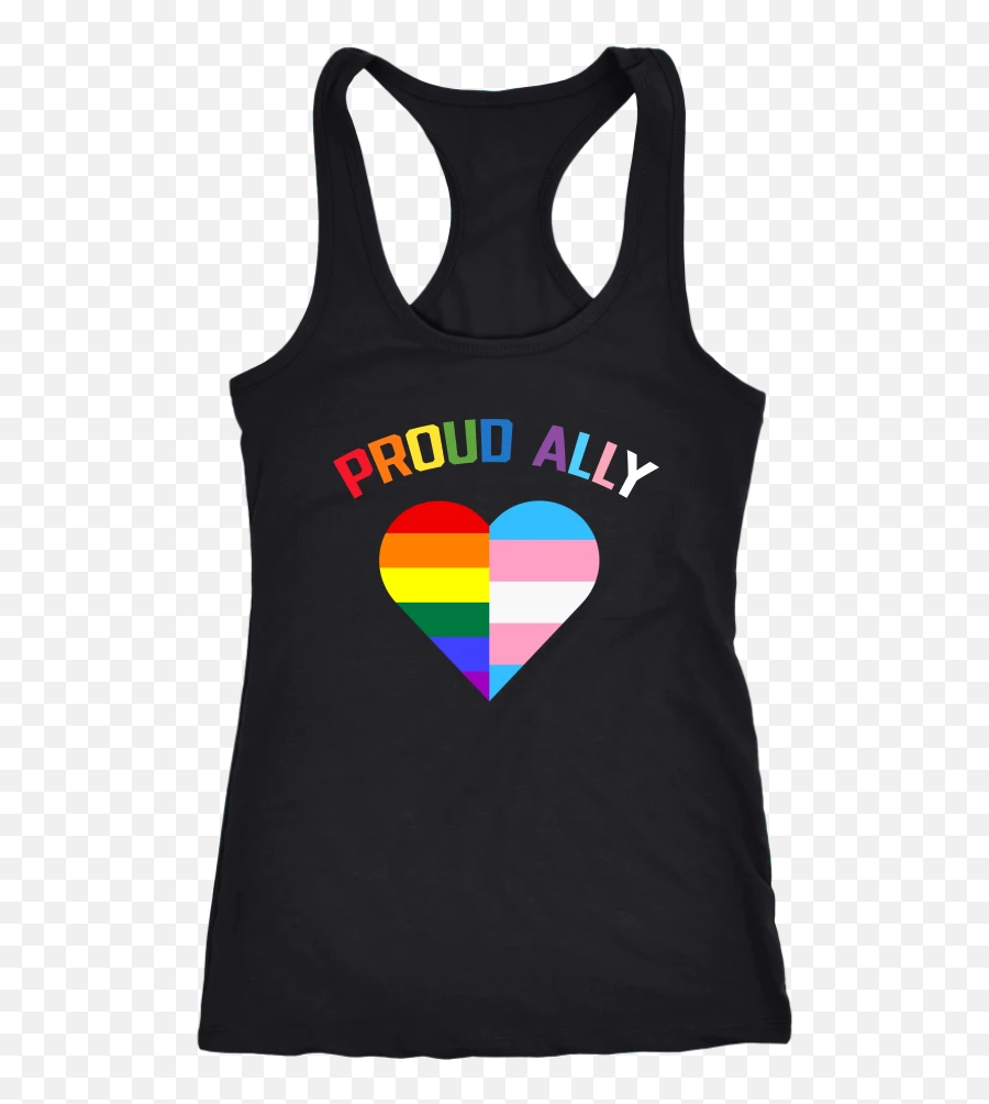 Proud Ally Lgbt Rainbow Heart Pride Month Shirt - Senior Shirt Best Friends Emoji,Pride Heart Emoji