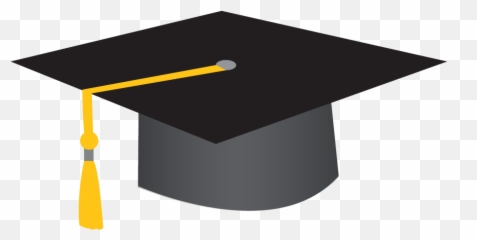 Grad Cap Clipart Transparent Background - Graduation Png Emoji