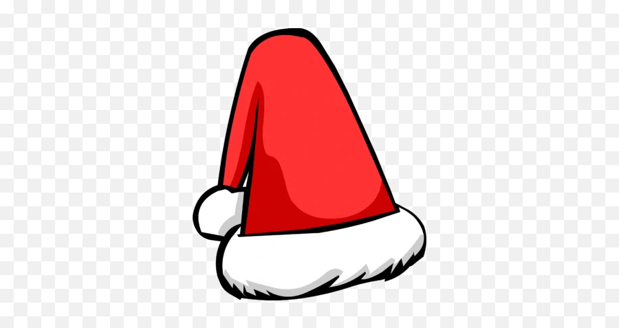 Santa Hat Club Penguin Wiki Fandom - Christmas Hat Png Transparent Cartoon Emoji,Santa Emojis