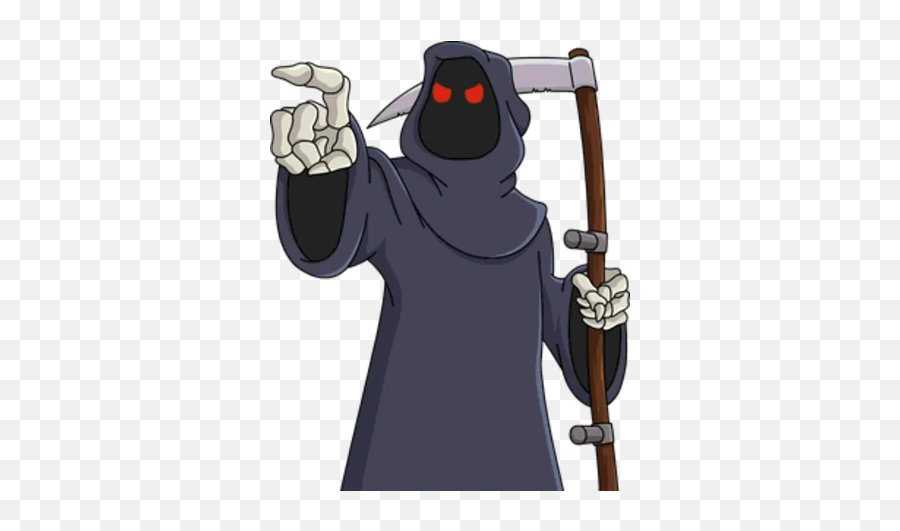 Grim Reaper - Simpsons Grim Reaper Emoji,Grim Reaper Emoji