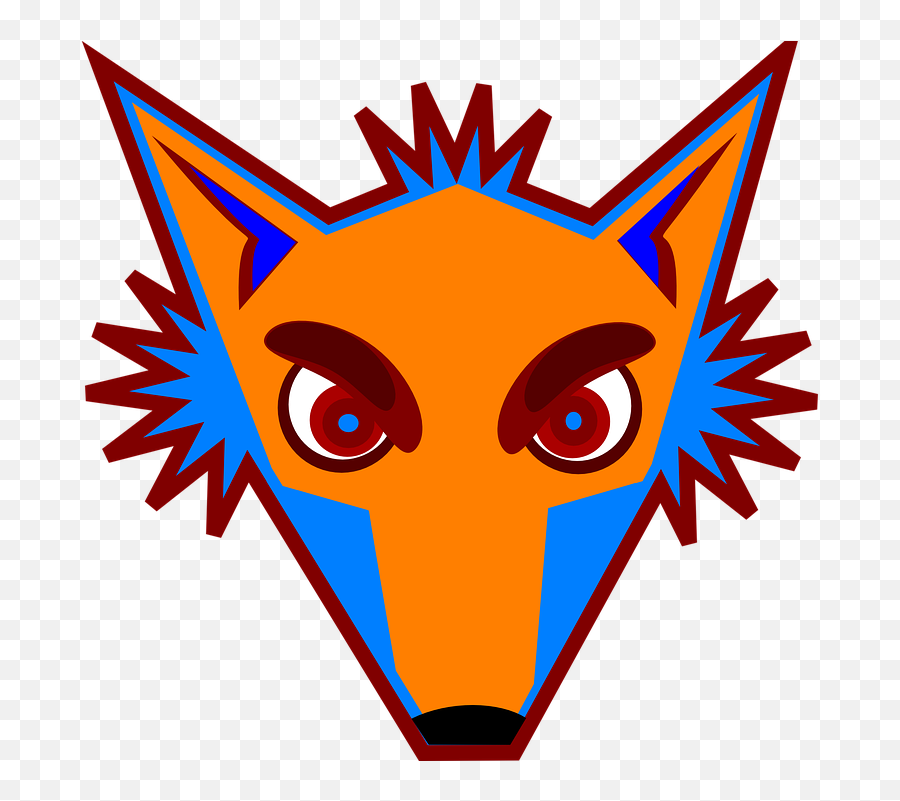 Fox Gambar Vektor - Red Fox Picture Drawing Of Head Emoji,Liar Emoji