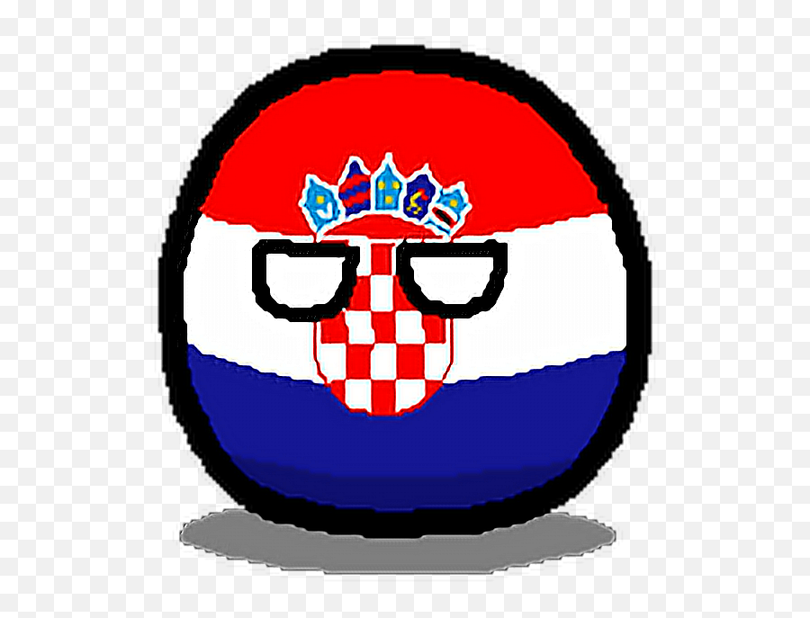 Croatiaball Countryballs Sticker - Croatia Ball Emoji,Croatia Emoji