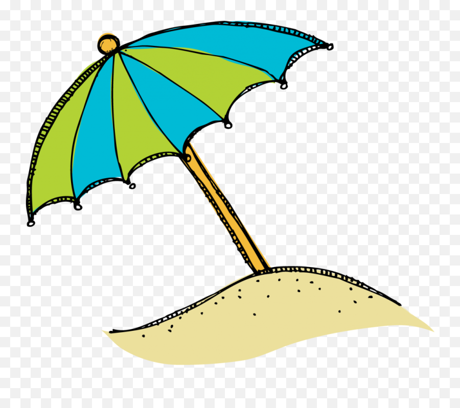 Umbrella Icon Beach Emoji Png - Beach Umbrella Clipart,Umbrella And Sun Emoji