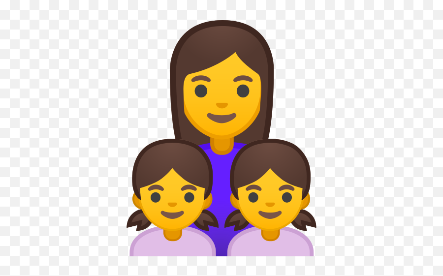 Family Woman Girl Girl Free Icon Of - Family Emoji Png,Girls Emoticons