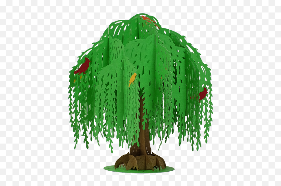 Willow Tree Love Pop Up Card - Willow Tree Animation Emoji,Tree Emoji Png