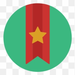 Bookmark Icon - Round Bookmark Icon Png Emoji,Flag Car And Money Emoji