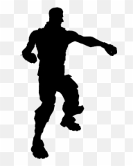 Fortnite Gaming Skin Skins Emote Green Jazz Hands - Silhouette Emoji