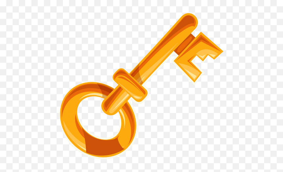 Gold Key Clipart Png Images Free - Clip Art Emoji,Key Emoji Png