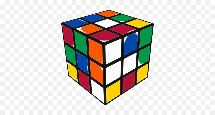 Quadrilateral Correction V1 - Rubiks Cube Black Emoji,Rubiks Cube Emoji