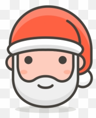 Santa Claus Icon At Getdrawings - Emoji Png