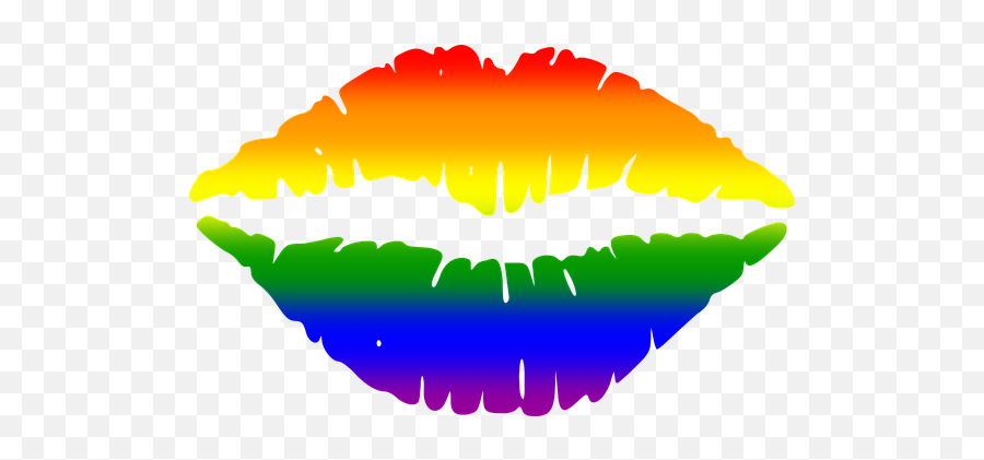Free Kiss Lips Illustrations - Lips Clip Art Emoji,Gay Pride Emoji