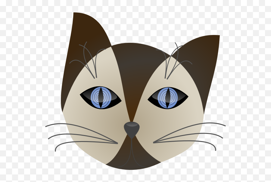 Cat 2 - Cartoon Cat Face Transparent Background Emoji,Japanese Cat Face Emoji