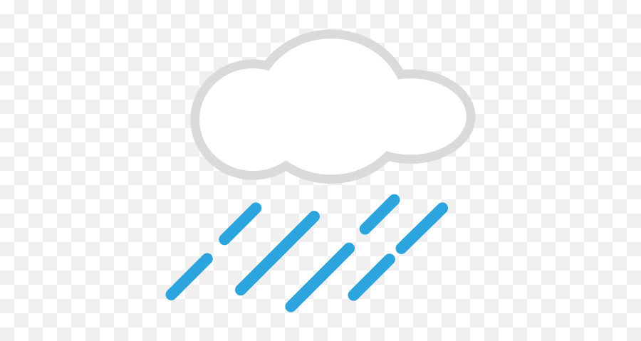 Cloud With Rain Emoji For Facebook Email Sms - Clip Art,Rain Cloud Emoji