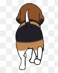 Giphy - Dog Walking Away Clipart Emoji
