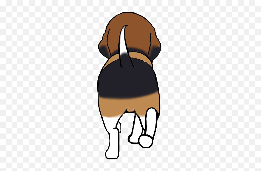 Giphy - Dog Walking Away Clipart Emoji,Dog Walking Emoji