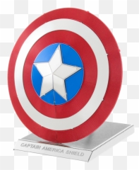 Captain America Star Transparent U0026 Png Clipart Free Download - Metal Earth Captain America Shield Emoji,Captain America Emoji