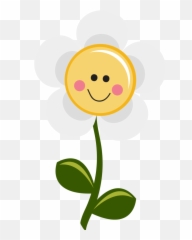 Faces Clipart Flower Transparent Free For - Cute Daisy Emoji