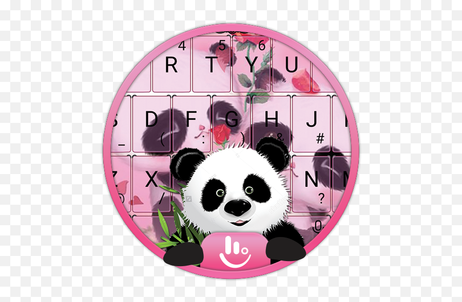 Cute Panda Keyboard Theme For Android - Panda Emoji,Panda Emoji Keyboard
