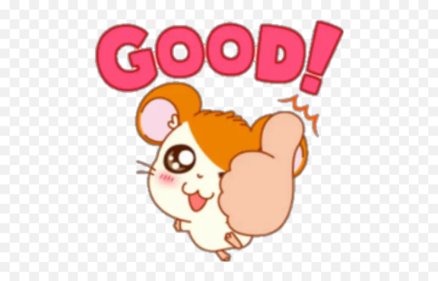 Hamster Taro Stickers For Whatsapp - Anime Para Niños Emoji,Hamster Face Emoji