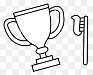 cup champion toothbrush freetoedit - Clip Art Emoji