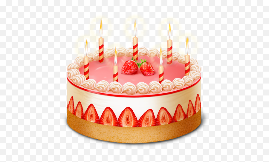 Tartas De Cumpleaños - Página 7 Mejores Deseos De Clipart Strawberry Cake Png Emoji,Bizcocho De Emoji