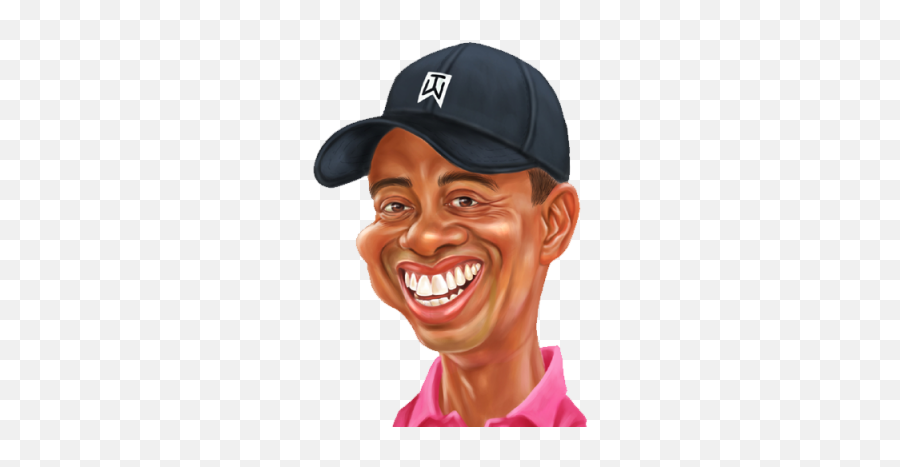 Tiger Woods Clipart - Tiger Woods Clipart Png Emoji,Emoji Tiger Woods