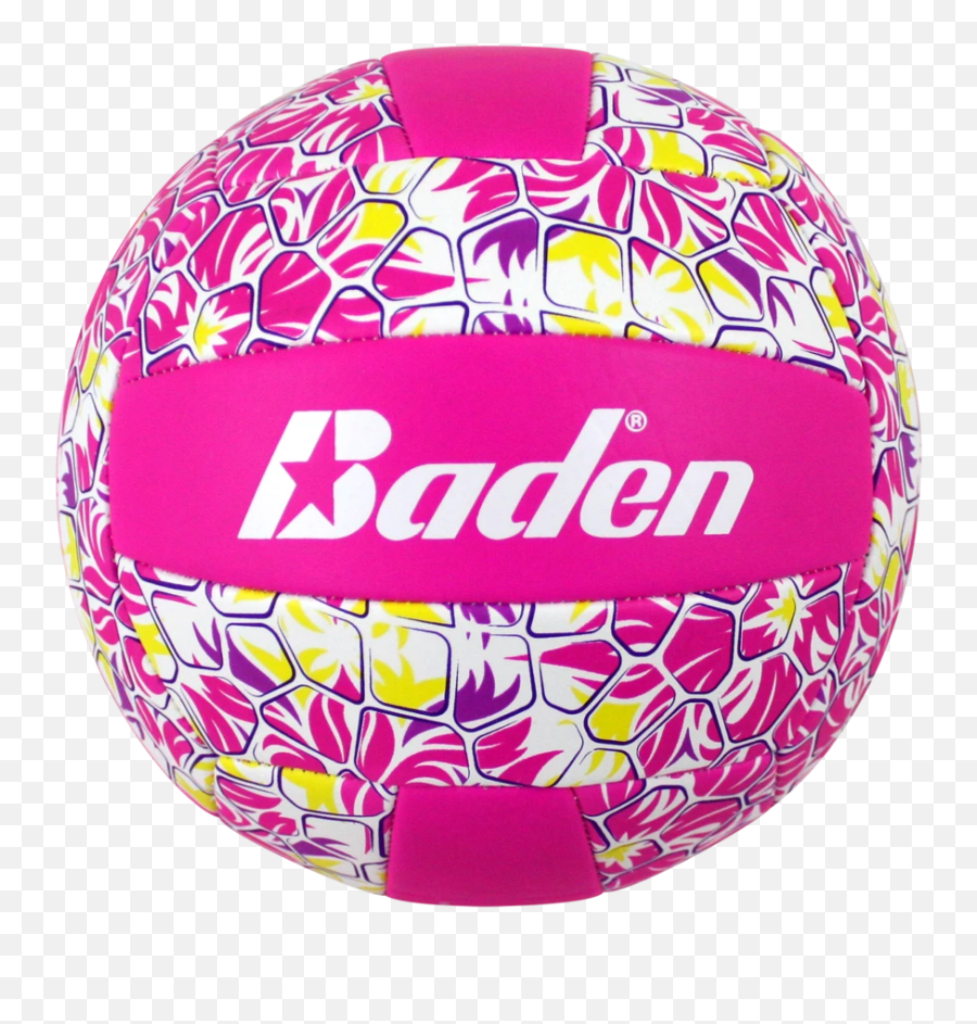 Volleyballs Leather Composite Beach And Youth - Baden Match Point Neon Emoji,Hawaiian Flower Emoji