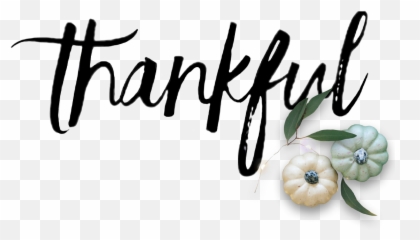 Thankful Happythanksgiving Text Font - Calligraphy Emoji