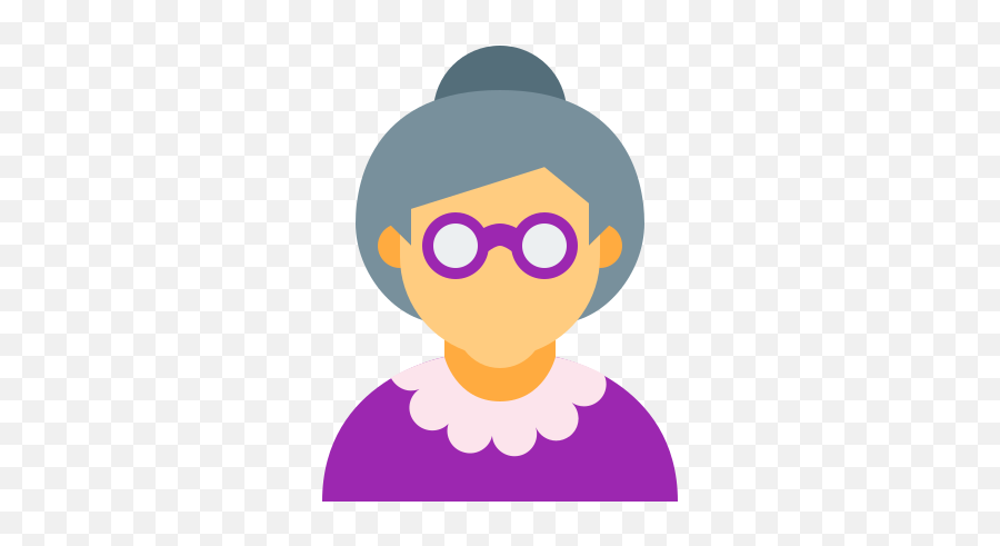 Grandmother Icon - Transparent Old Woman Icon Emoji,Emoji Grandmother