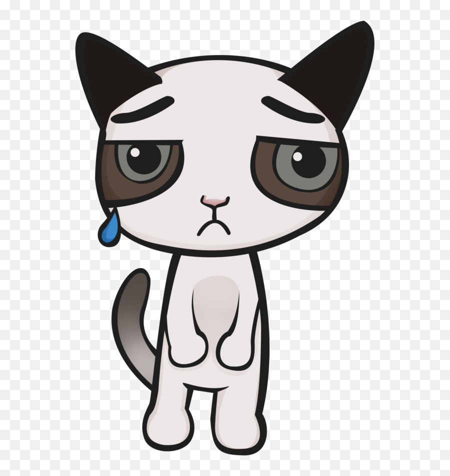 Sad Cat Png Picture - Sad Cat Clipart Png Emoji,Grumpy Cat Emoji