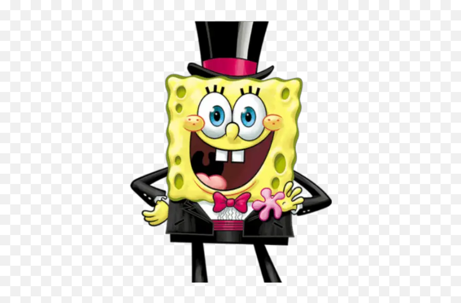 Spongebob New Stickers For Whatsapp - Spongebob Tuxedo Emoji,Spongebob Emoji