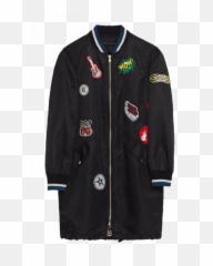 Zara Bomber Jacket - Long Sleeve Emoji,Emoji Sweats