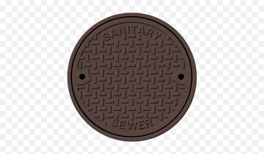 Maintenance Holeaintenance Hole Cover Large Vector Drawing - Circle Emoji,Steam Letter Emoticons
