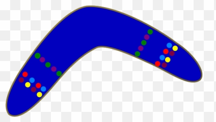 Blue Boomerang PNG SVG Clip art for Web - Download Art Horizontal Emoji