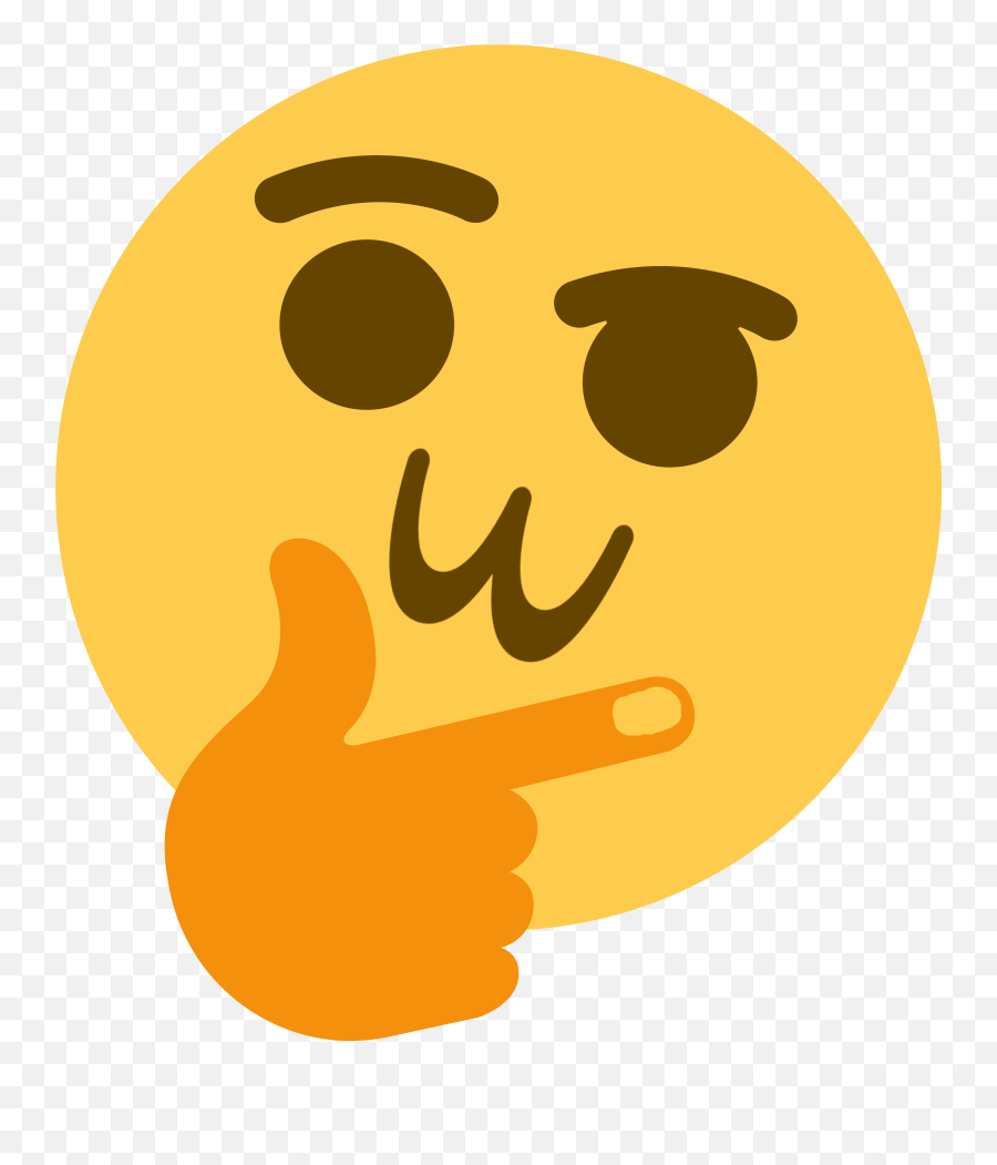 Whatist Wotm8 Thinking Discord Emoji - Transparent Emoji Discord,Thinking Emoji