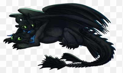 Night Fury Png - Dragon Emoji,New Year Emotions