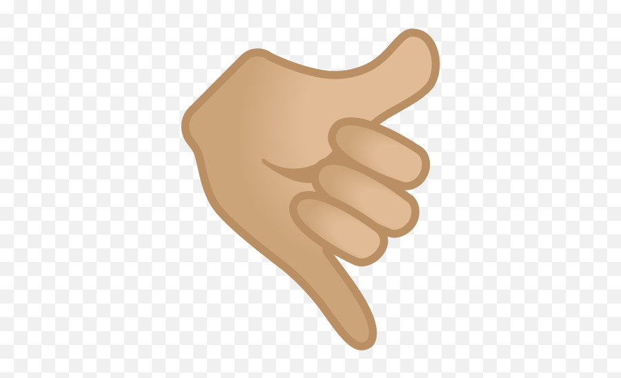 Hand Emoji With Medium - Hang Loose Emoji Png,Gang Sign Emoji