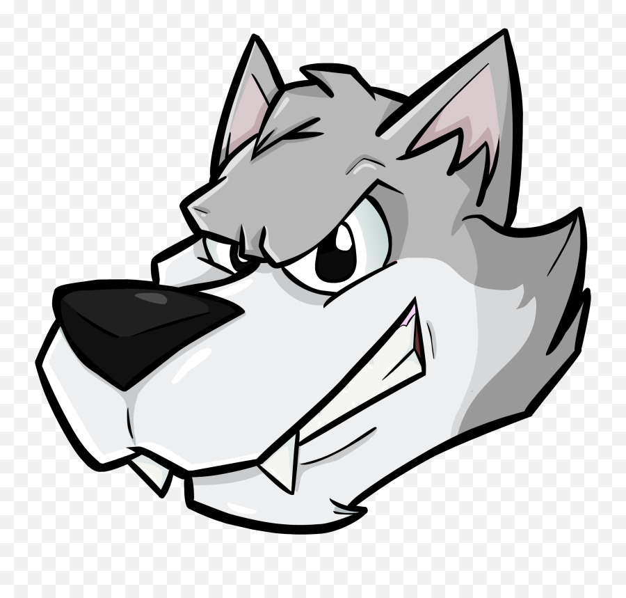 Wolf Clipart Nose Wolf Nose - Png Download Wolf Cartoon Png Emoji,Emoji Wolf