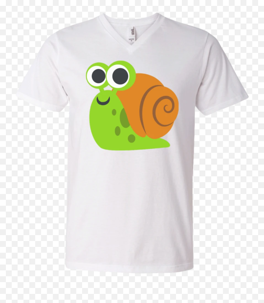 Snail Emoji - Disney Stitch V Neck Shirts,Snail Emoji