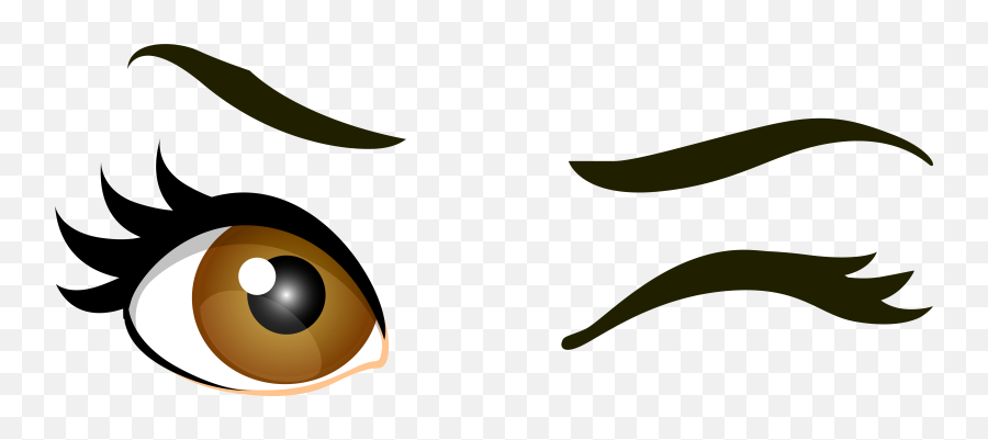 Wink Eyes Clipart - Transparent Brown Eyes Clipart Emoji,Eye Ball Emoji
