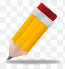 Pencil Png And Vectors For Free - Pencil Icon Emoji,Paper And Pencil Emoji